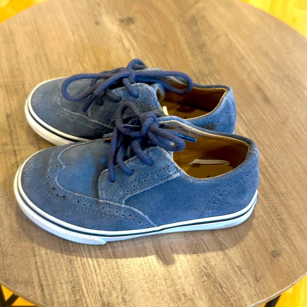 Janie & Jack suede boys loafers